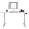 Unique executive standing adjustable computer workstation desk
