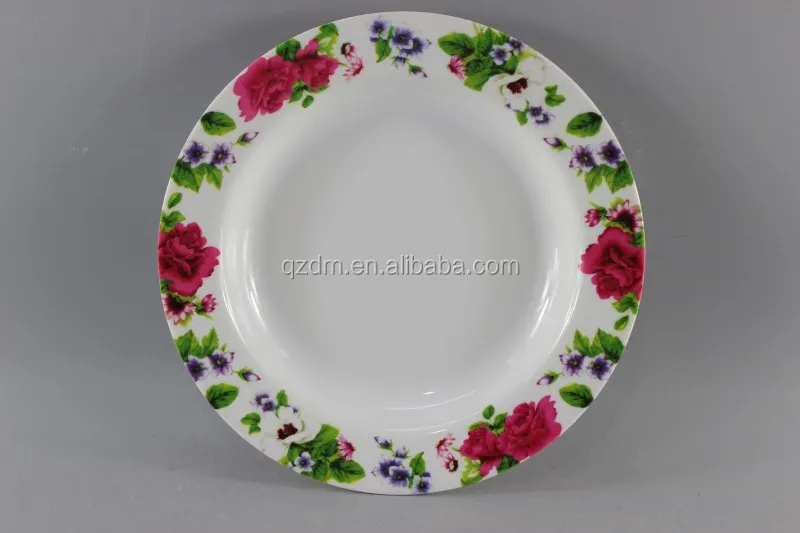 Summer Melamine Dinner Plate Set