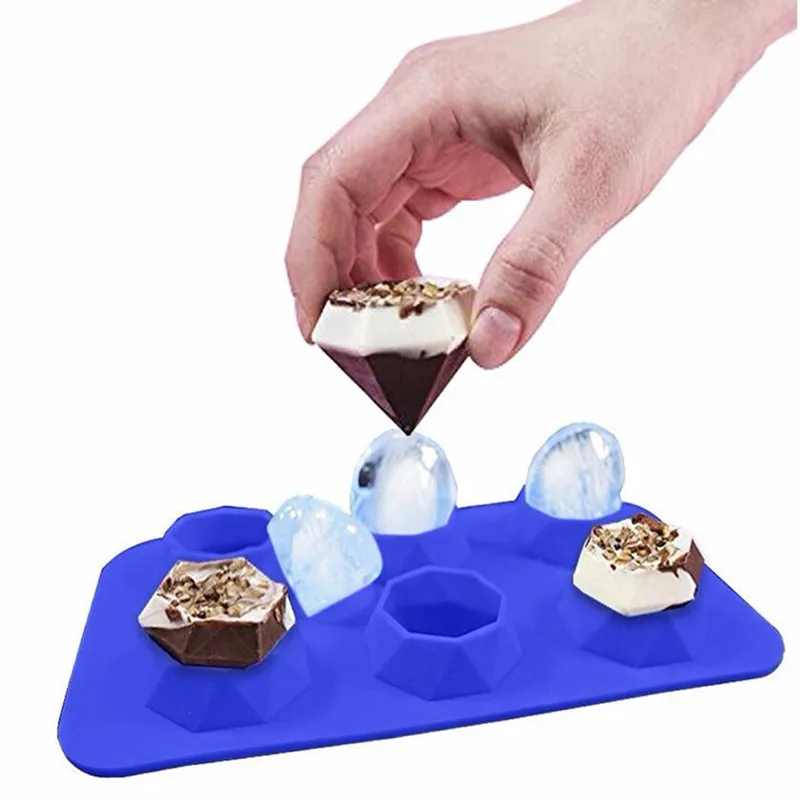 6 silicone ice cube tray