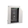 Aluminum 2nd HDD Caddy 9.5mm SATA 3.0 Optibay Hard Disk Enclosure Adapter DVD HDD Box CD-ROM Case For Msata SSD