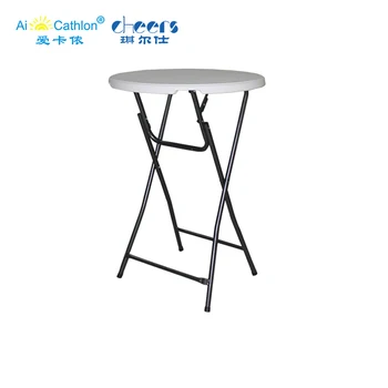 table plastic bar bistro folding round larger