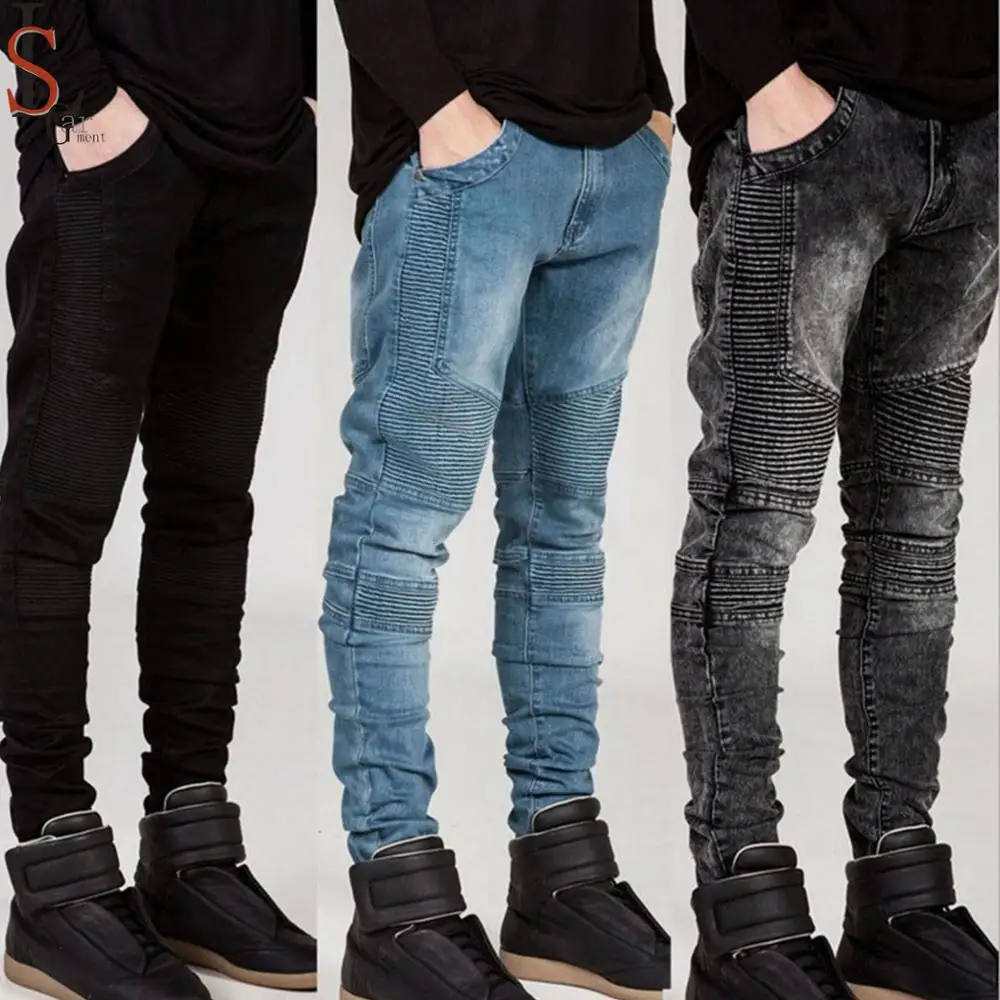 jogger jeans men black