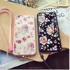 2019 Black mirror Shockproof 3D relief style romantic soul rose clear TPU cell phone case for Iphone X creative design cover