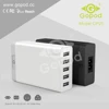 42W 8.4A 5 Ports USB Desktop Charging Station Wall Charger with AlPower Tech for Apple, Android and other USB Mobile Device