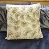 Decorative throw pillow super soft throw fur pillow -faux