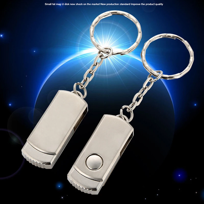 New U Disk 4gb 8gb 16gb Metal Usb Stick 32gb 64gb Pendrive Usb 2.0 3.0 Pen Drive usb flash drive With Key Ring Free Sample - ANKUX.COM