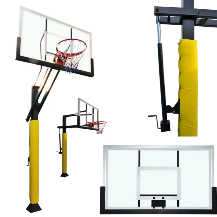 Single Design Height Steel Basketball Pole Buy Basketball Pole Design