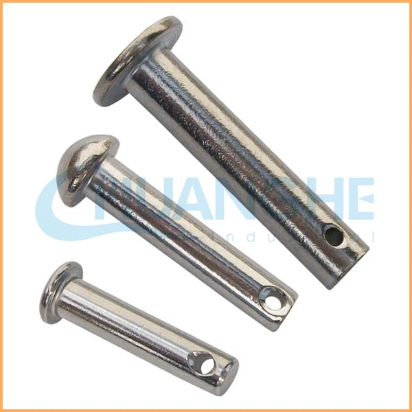 Stainless Steel Cylindrical Clevis Detent Pins With Hole