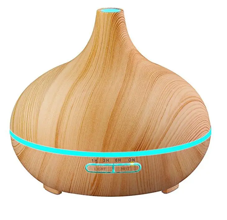 300ml Essential Oil Diffuser,Wood Grain Ultrasonic Aroma Cool Mist