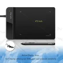 The XP-Pen G430 4 x 3 inch Ultrathin Graphic Drawing Tablet for Game OSU and Battery-free stylus- designed! Gameplay