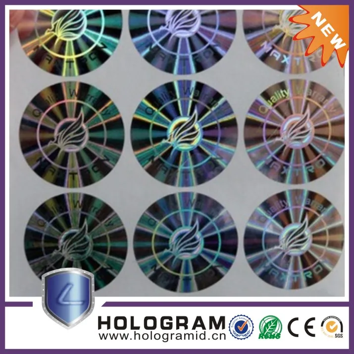 hologram picture printing, design tape/holographic,sealing hp hologram