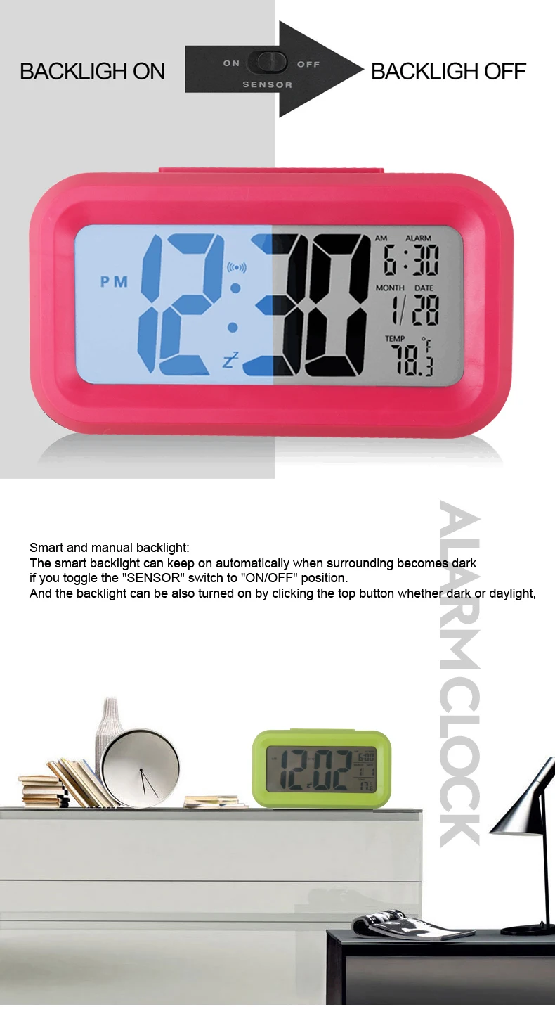 Stylish Digital Table Clock Free Desktop Digital Clock Cheap Desk Clocks