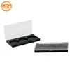 3 well eye shadow palette clear lid plastic custom empty cosmetics packaging