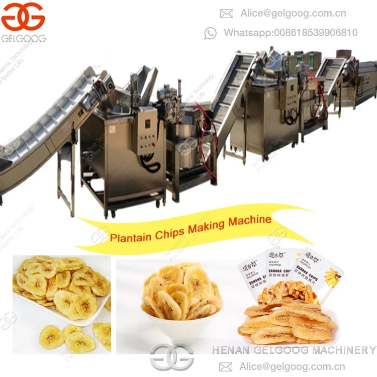 Factory Price Banana Slicing Cutting Processing Production Line Making