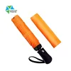 3 fold nylon fabric auto open close reverse collapsible umbrella