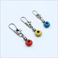 30 pcs lot Sea Fishing Space Beans Fish Float Connector Rolling Swivel stainless steel pins Fishing