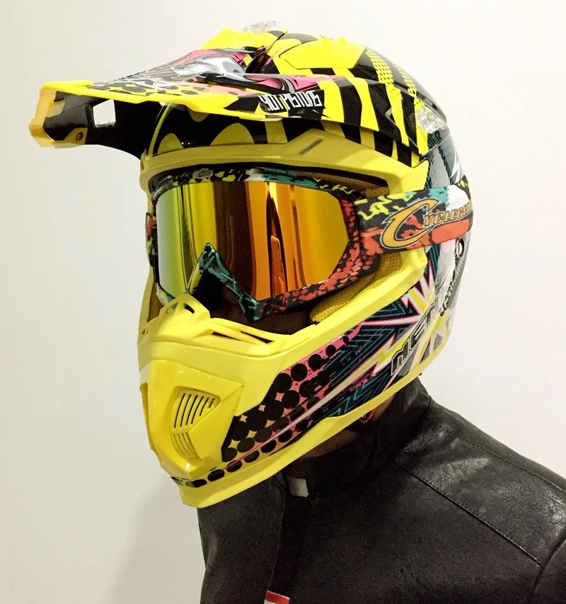 2017 Cyclegear Motor bike Goggle Sport Motocross Gafas Rainbow Lens CG11