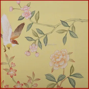 オリエントスタイル鳥 花刺繍中国シルク壁紙 Buy 中国シルクの壁紙 オリエントスタイル壁紙 鳥 花の壁紙 Product On Alibaba Com