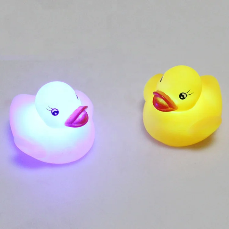 Factory Price Cute Floating Led Light Up Mini Rubber Duck Buy Mini