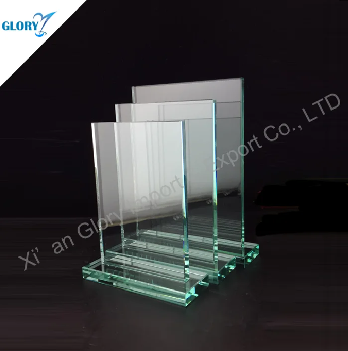 Engraved Clear Custom Glass Plaque For Souvenir Buy Trophies,Medals