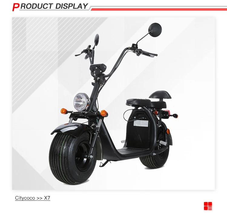 Wholesale Brushless Rechargeable Battery Golf Citycoco With EEC