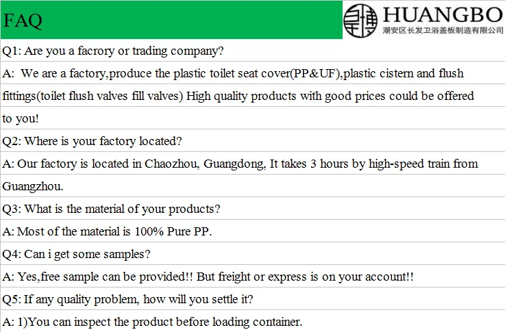 CF801Top quality standard plastic toilet water tank toilet accessory with CUPC flushing fitting