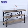 AF-901 Metal Frame Reclaimed wood furniture Pine Console Table