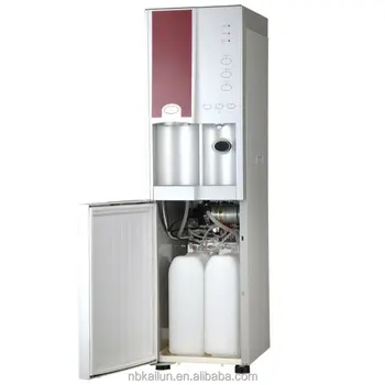 bottom load water dispenser with ice maker