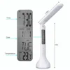 Business office touch sensor led table lamp with calendar alarm clock