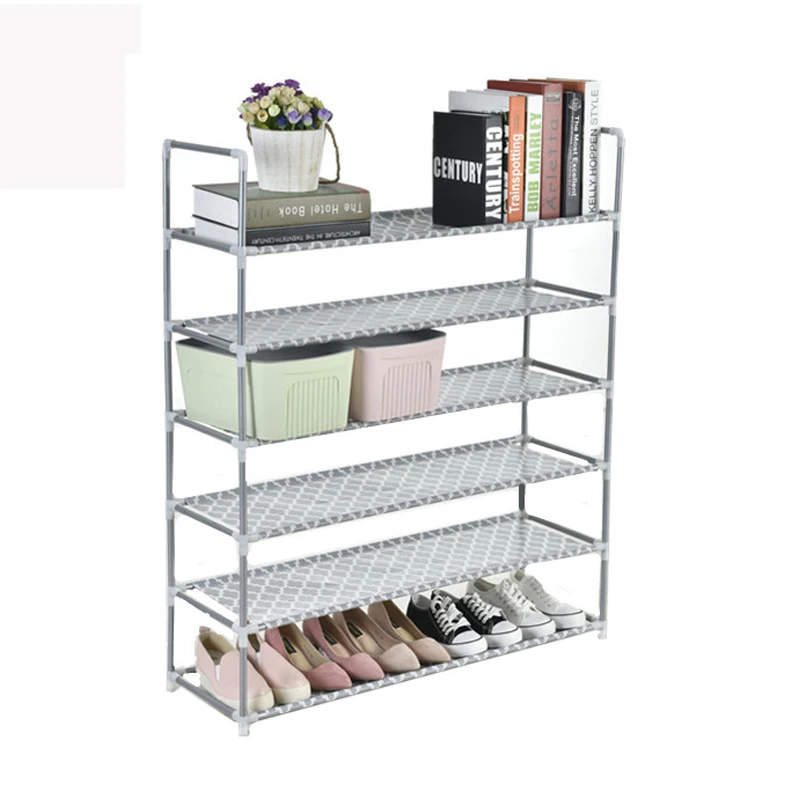 Hot Selling 6 Shelf 24 Pairs Non Woven Fabric Shoe Rack Buy Rak Sepatu Kain Sepatu Rak Kain Bukan Tenunan Rak Sepatu Product On Alibaba Com