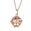 Marlary Essential Oil Diffuser Pendant Perfume Locket Hollow Tree Of Life Cage Pendant
