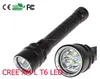 High Power 4000 Lumen 30W 3X XML T6 LED Diving Flashlight Torch Waterproof Underwater Diver LED Flash Light