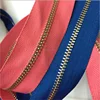 Wholesale two way double slider metal zipper