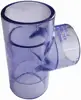 clear pvc pipe fitting tee Transparent Fittings