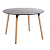top sales home use 100cm mdf round top sean dix style dining table
