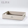 Hot Sale Guest Room Shoe Accessories Luxury Hotel Leather Tray Set