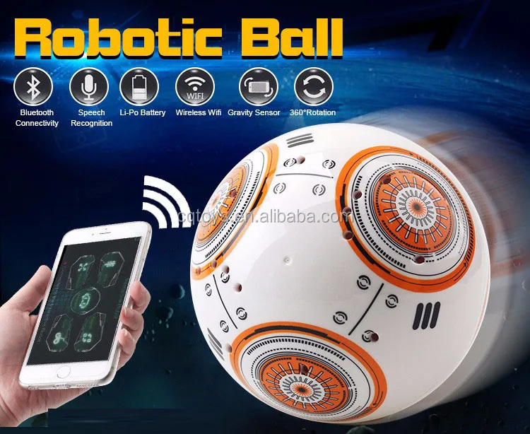 App Controlled Wireless Robotic Ball For Ios Android Devices Robot Ball
