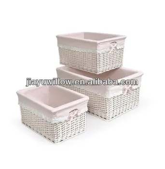Pink Baby S Nursery Wicker Baskets Pink Baby S Nursery Wicker Baskets