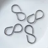Hotsale Stainless Steel Silver Plated S Shaped Metal Hooks Hanger Clasps 1.1*9*19mm
