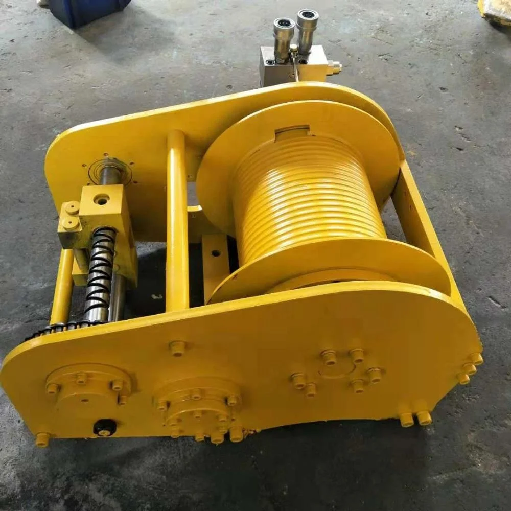 Customized Hydraulic Hauling Fishing Net Winch With Spooling Device