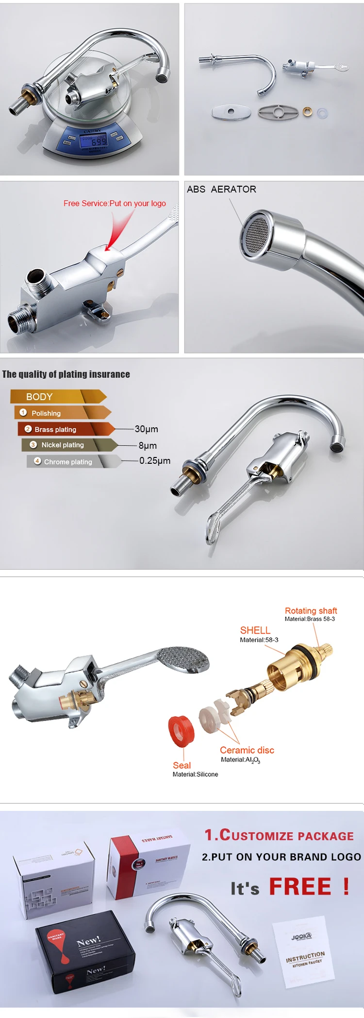 China Manufacturer Brass Foot Pedal Control Faucet - Buy Pedal Control 