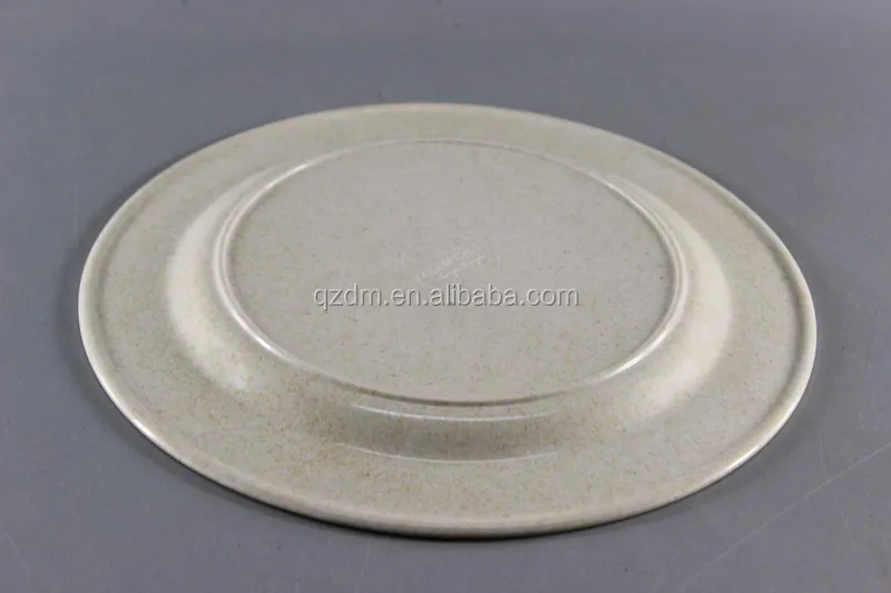 Bamboo Fiber Melamine Dinner Plate Plastic Side Plate