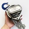 CE standard hand chain blocks 0.25ton 0.5ton mini type chain block small type chain pulley block hand operated