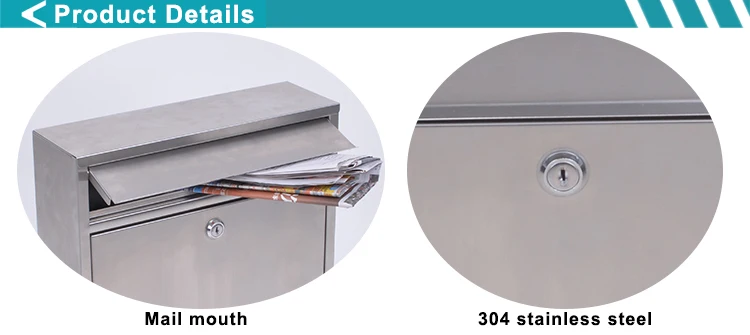 304-square-stainless-steel-on-wall-mount-post-box-letterbox-buy