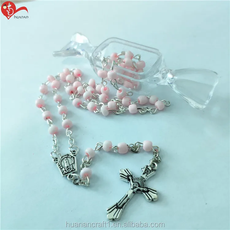 candy rosary beads