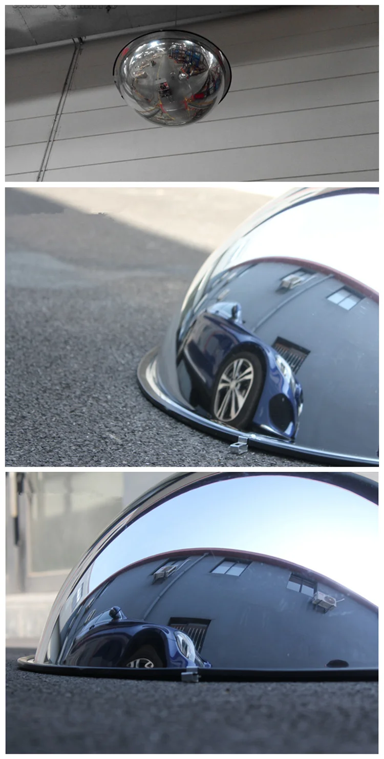 360 Degree Safety Security Spherical Mirror PMMA Acrylic Convex Mirror Full Dome Mirror