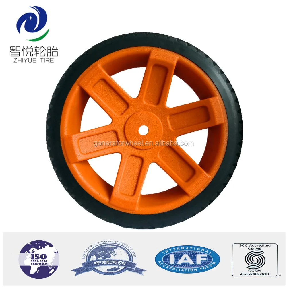 10 Inch Plastic Wheel For Push Cart,Industrial Trolley,Golf Trolley
