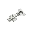 Good quality 40mm cup clip on hydraulic round pipe hinges components for furniture door hinge