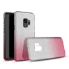 SAIBORO 3 in 1 pc tpu glitter shinny Gradient two color case for samsung galaxy S9 cover, for samsung case glitter s9 s9 plus