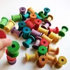Popular wholesale custom dyed Wooden Thread Spool